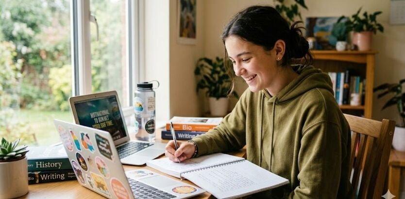 student struggling with focus and finding the drive to learn